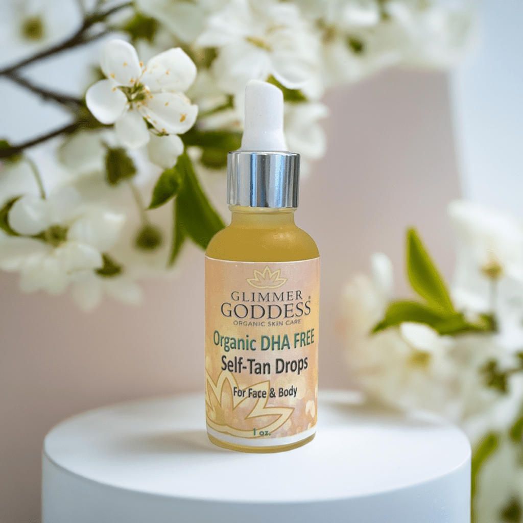 Organic DHA FREE Tanning Drops for Face & Body 1 oz.